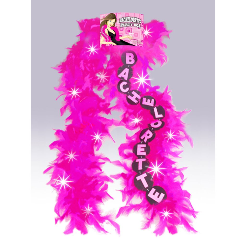 Little Genie Miss Bachelorette Flashing Boa - Pink - SutraVibes