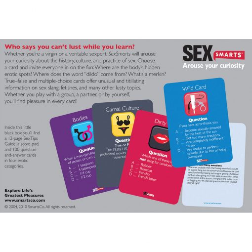 Sex Smarts Playing Card Game 