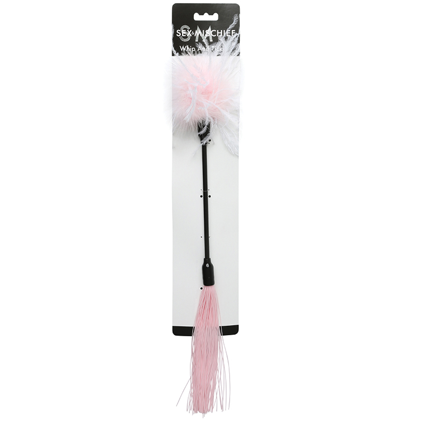S&M Whip & Tickle: Pink and White - EasyToys